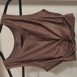 AERIE cropped sports top